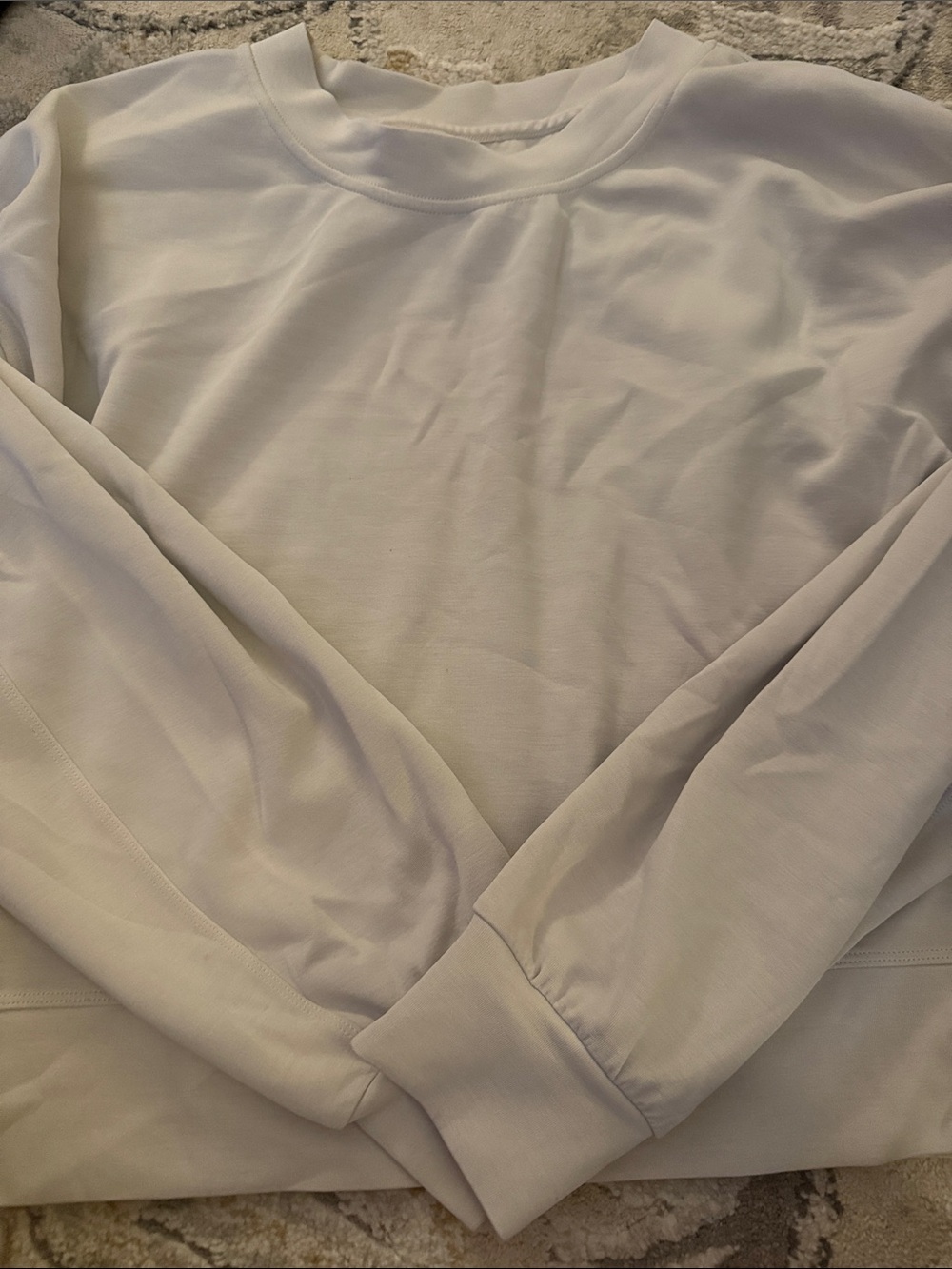 Lululemon cropped softstream crewneck